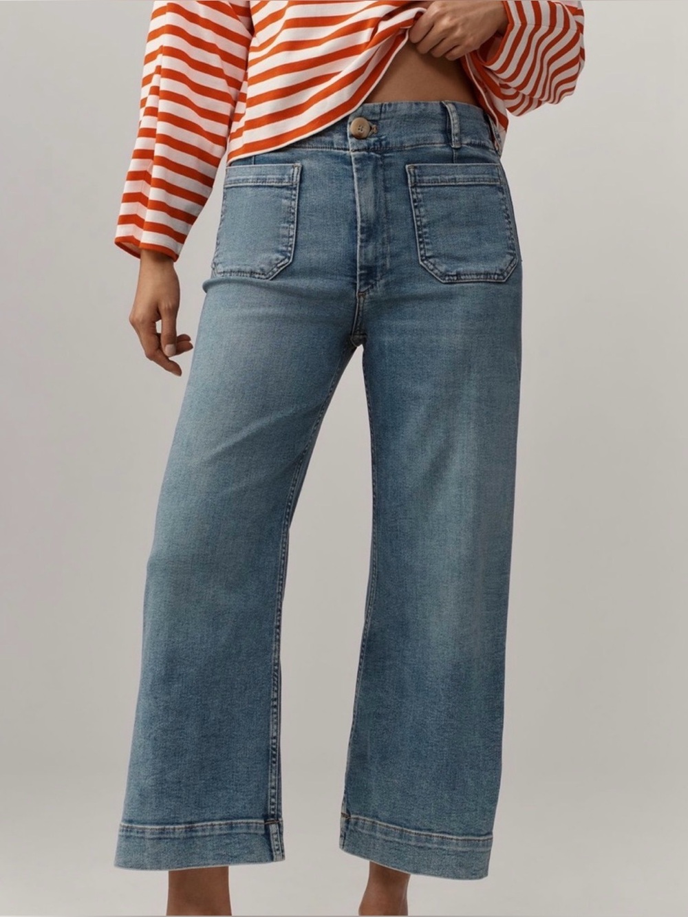 NWT Anthropologie Collette Cropped Jeans 27